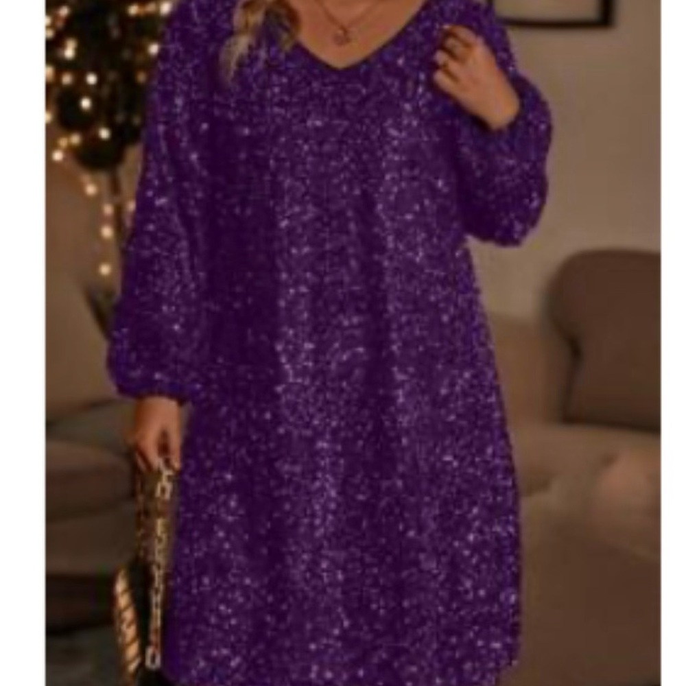 Beautiful sequin dress US size is 2x -3x out of state is 4x
From SHEIN